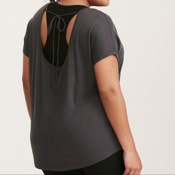 NWT Torrid Grey Ain’t Nothing but a gym thing Workout Tee Size 3X - Picture 7 of 10